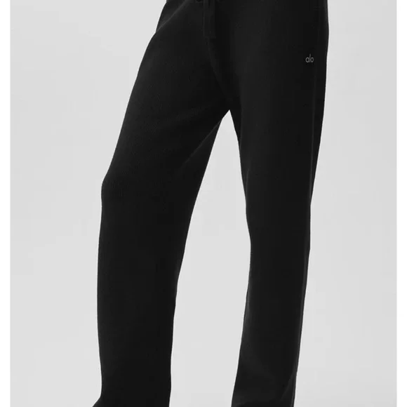 ALO Yoga Black Track Pants & Joggers Set